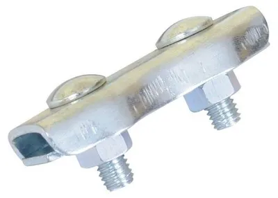 Image de Gaine pour câbles plats en acier inoxydable duplex AISI 316, avec 2 vis, 6 mm
