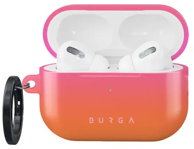 Produktbild von Schutzhülle für AirPods Pro 2, Burga Sunset Club, Orange-rosa