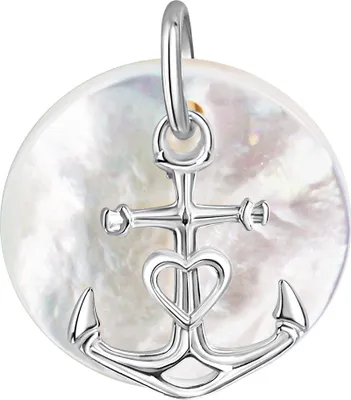 Produktbild von F Anhänger 925/- Sterling Silber rhodiniert Perlmutt