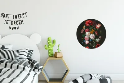 Produktbild von MuchoWow® - Wand Bild - Wohnzimmer - Runde Bilder - Alubilder - Kunst für zu Hause - Aluminium - Wanddekoration