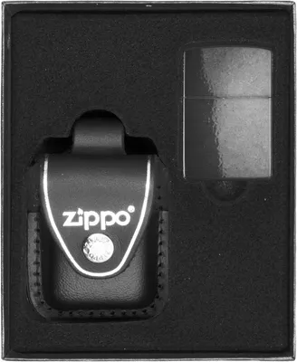Produktbild von ZIPPO Feuerzeug BLACK CRACKLE Geschenkset Nr. 3