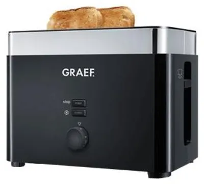 Produktbild von Graef TO 62 2-Scheiben Toaster Schwarz
