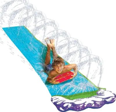 Produktbild von Garten-Wasserrutsche: Einfacher Anschluss, langes Spielvergnügen