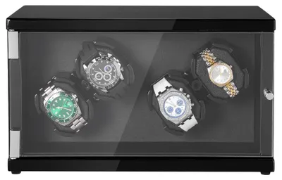 Immagine prodotto di Caricabatterie automatico per orologi, adatto a 4 orologi - dimensioni: 330x205x194 mm