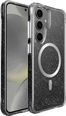 Zdjęcie produktu dla imoshion Clear Glitter Backcover z MagSafe dla Samsung Galaxy S24 - Srebrny