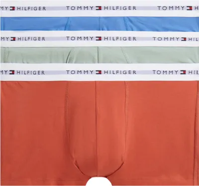 Produktbild von Tommy Hilfiger Men 3P Trunk Um0Um03889 Trunk, BEIGE (Blue Spell/Terra Red/Minty