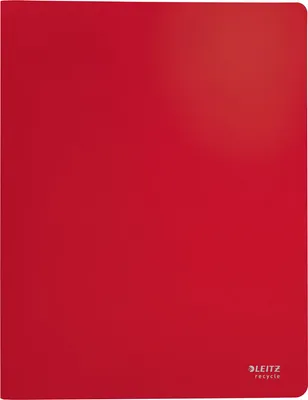 Produktbild von Leitz 46770025, Rot, Polypropylen (PP), 40 Taschen, 80 Blätter, Landschaftsportrait, A4