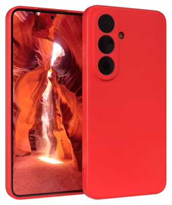 Produktbild von EAZY CASE - TPU Hülle für Samsung Galaxy S26, TPU Case stoßfeste Handyhülle, weiches Cover mit Kameraschutz, Silikonhülle in Rot