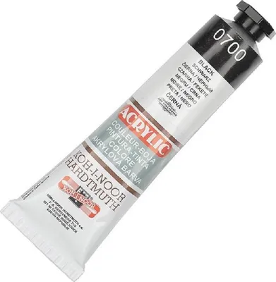 Obrázek produktu pro Koh-i-noor 162723/0700 - akrylová barva 40 ml, černá
