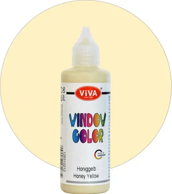 Produktbild von ViVA DECOR Window Color 80ml, Honiggelb