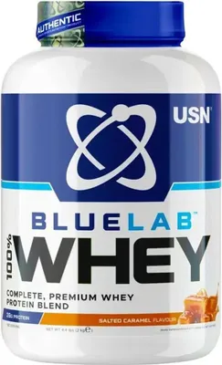 Produktbild von USN Blue Lab Whey- 2 kg Salted Caramel
