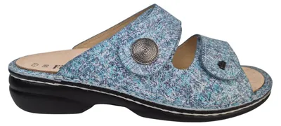 Produktbild von Finn Comfort Sansibar Ariell sky Pantolette Blau : 37