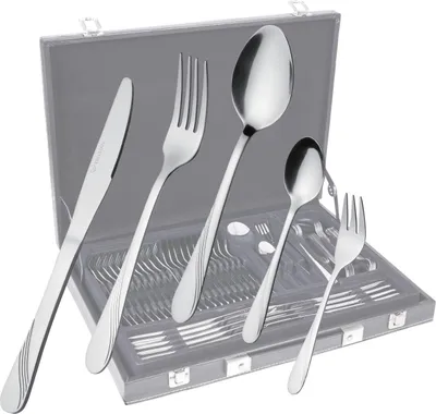 Produktbild von GRÄWE Besteckkoffer 60-teilig STRALSUND Edelstahl 18/0
