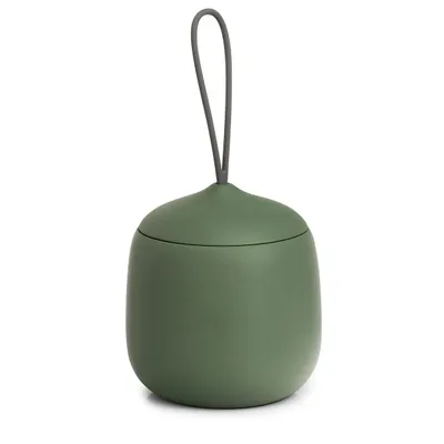 Produktbild von Zeller Wattedose "Modern", Polyresin, salbeigrün