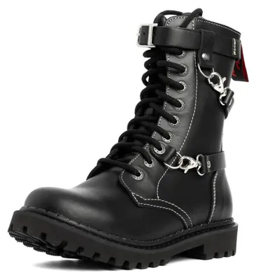 Produktbild von Angry Itch Lederstiefel - 10-Loch 3-Straps Light 41