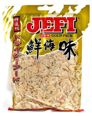 Immagine prodotto di Jefi Gold Pack - 100 g - Gamberetti secchi - Sapore umami - Snack salutari