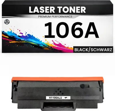 Produktbild von XXL Toner kompatibel für HP W1106A(106A) Laser MFP 137fnw;HP Laser 107a/107w;HP Laser MFP 135a/135w in Schwarz