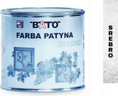 Obrázek produktu pro Dekorativní patinovací barva BATO stříbrná 0,22L