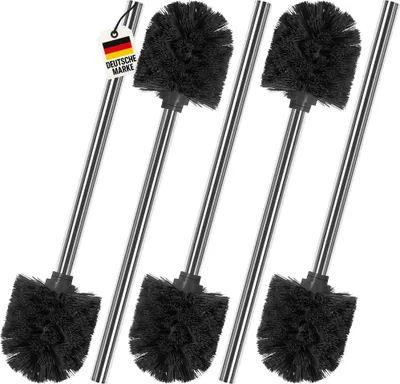 Produktbild von 5x Toilettenbürste, Set Schwarz – WC Bürste Universal Ø 7,8 cm