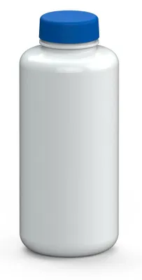 Image de Gourde « Refresh » 1,0 l - Gourde robuste pour un usage quotidien, pour enfants et adultes - blanc/bleu