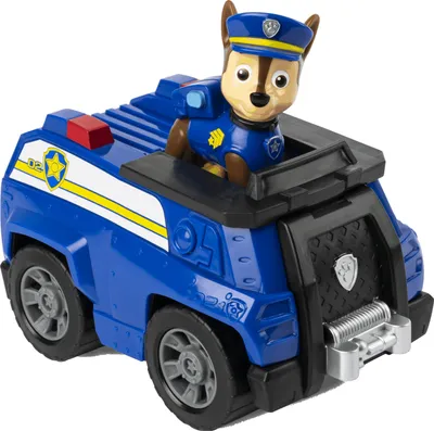 Produktbild von PAW Patrol Polizei-Fahrzeug mit Chase-Figur (Basic Vehicle), Auto, 3 Jahr(e), Schwarz, Blau