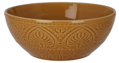 Image de Bol en céramique avec motif, 1900 ml, marron