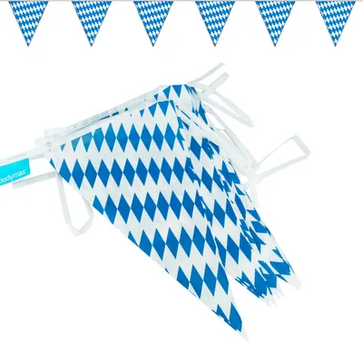 Produktbild von Goodymax® Wimpelkette 10 m Bavaria Raute