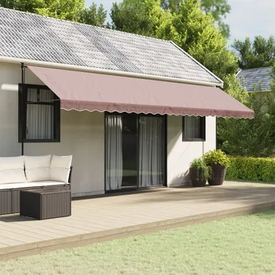 Imagen del producto de Maison Exclusive - Toldo retráctil Braun, 600 cm