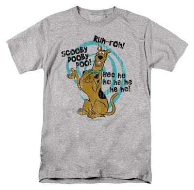 Obrázek produktu pro Tričko Scooby Doo – uni, pánské/dámské, model TV40151 (velikost S), barva: sportovní heather, Obrázek vytvořený pomocí AI