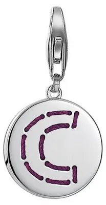 Produktbild von Esprit Anhänger Charms Silber Letter Fabric C ESCH91125A000