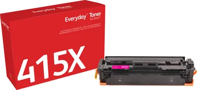 Produktbild von Everyday™ Magenta Tonermodul von kompatibel mit HP 415X (W2033X), Hohe Kapazität, 6000 Seiten, 6000 Seiten, Magenta, 1 Stück(e)