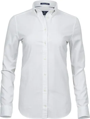 Obrázek produktu pro Tee Jays Dámská dokonalá halenka Oxford s dlouhým rukávem PC3488 (3XL) (bílá)