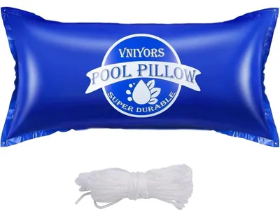 Immagine prodotto di Cuscino gonfiabile per piscina, inverno, 120 x 120 cm. Copertura gonfiabile per piscina. Include 15 metri di corda