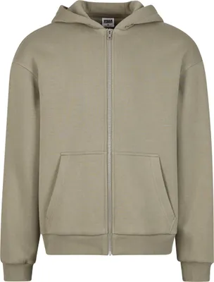 Immagine prodotto di Felpa con cappuccio Urban Classics Fluffy Zip Uomo paleolive - XXL