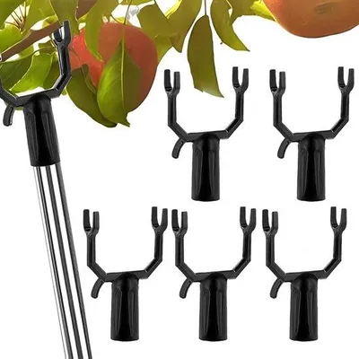 Produktbild von Baumstützen - Pflanzenunterstützung - Robustes Metall - 5 Stück - Schwarz