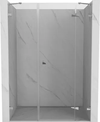 Produktbild von Mexen Lunar Duschdrehtür rechts 120 cm, transparent, Chrom - 834S-120-050-01-00-P