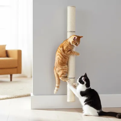 Image de Solidchoice - Griffoir mural extra-haut pour chats, 81 cm