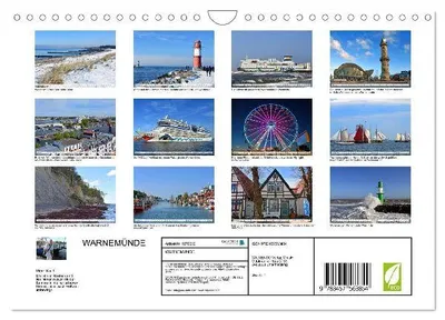 Produktbild von WARNEMÜNDE (Wandkalender 2026 DIN A4 quer), CALVENDO Monatskalender