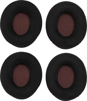 Image de 2 paires d'oreillettes adaptées au casque Sennheiser Momentum On, oreillettes en microfibre, cuir et mousse, oreillettes de rechange
