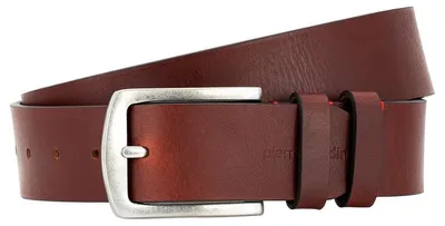 Produktbild von PIERRE CARDIN Basic Ledergürtel Hochwertige Verarbeitung, Gebürstete silberne Schnalle aus Metall, Vielseitig kombinierbar