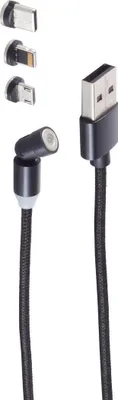 Produktbild von shiverpeaks BS14-19002 USB Kabel 2 m USB A USB C/Micro-USB B Schwarz (BS14-19002)
