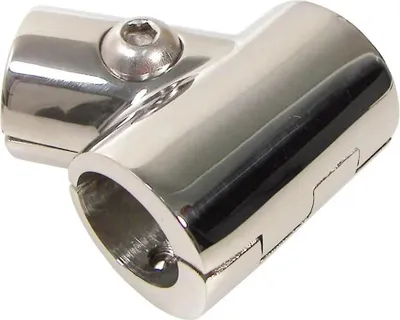 Image de Oem Marine Acier inoxydable Connecteur en T ouvrant à 60° Argent 22 mm Argent 22 mm