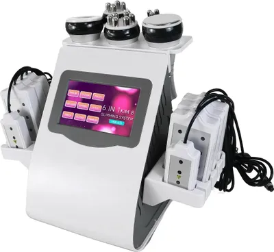 Image de Machine à cavitation ultrasonique, système amincissant 6 en 1, traitement non invasif, prise, EU