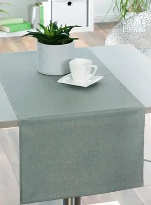 Produktbild von Tischläufer Oslo silbergrau 40x150 cm