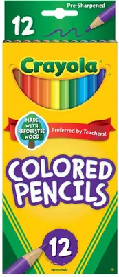 Image de Crayola crayons de couleur, 12 pièces, 1set