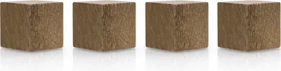 Produktbild von Magnetoplan Design Magnets Wood Series - Cube 20x20x20mm - Walnuss - 4Stk
