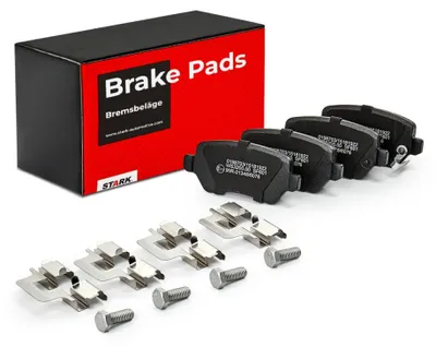 Produktbild von STARK SKBP-0011972 Bremsbeläge Satz Hinten für OPEL ZAFIRA B (A05) Corsa C Schrägheck (X01) Meriva A (X03) Astra H Caravan (A04) Astra H Schrägheck
