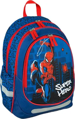 Produktbild von Undercover Spider-Man ergonomischer Schulrucksack mit Reflektoren und Flaschenfach