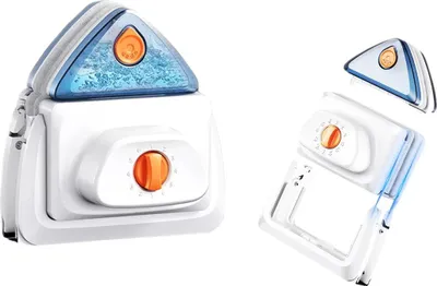 Obrázek produktu pro Magnetický čistič oken, houbová stěrka, plastová rukojeť, kompatibilní se skly 8-40 mm, 6 nastavení, 2,5 m bezpečnostní kabel