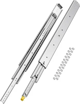 Zdjęcie produktu dla Prowadnice kulkowe z pełnym wysuwem 914 mm - prowadnice szuflad o nośności 226 kg